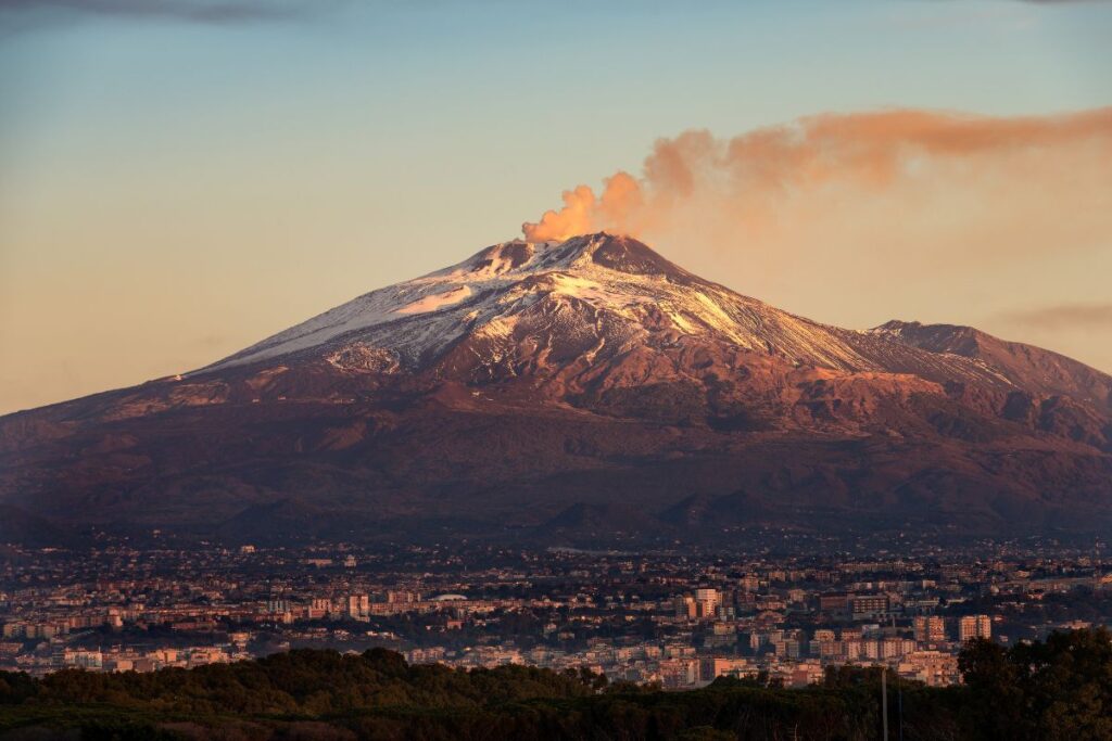 mount etna self guided tour